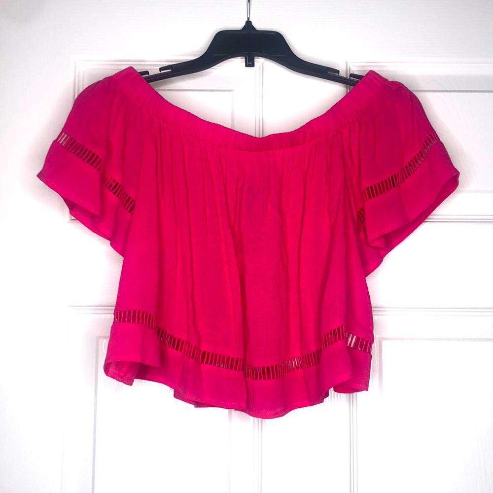 Pink Forever 21 Crop Top